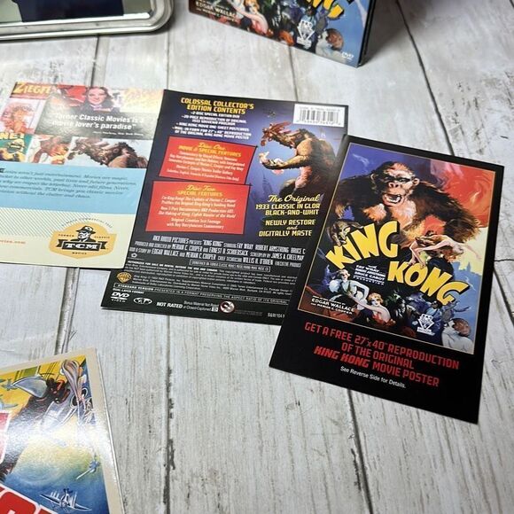 King Kong Two Disc Collectors Edition Tin Box Set - Picture 7 of 8